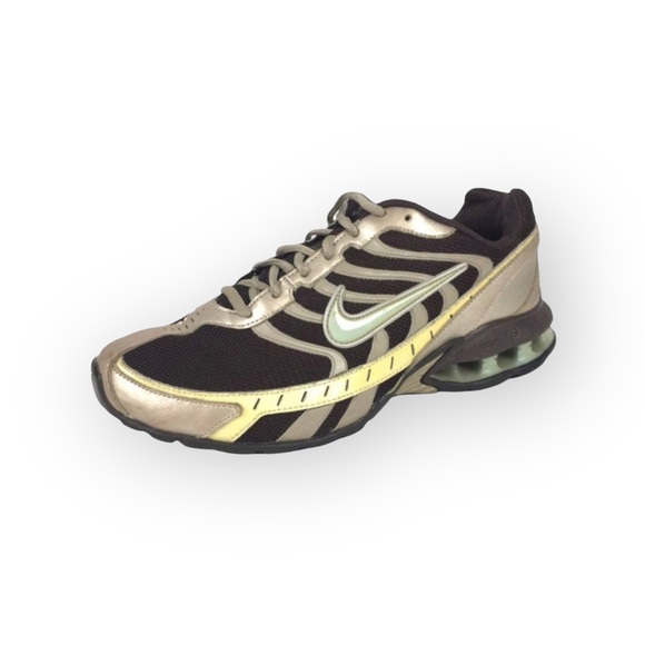 Nike ✔︎ Reax 3 Running Shoes Sneakers ✔︎ Brown Silver Light Blue Swoosh ✔︎ 7M - Picture 15 of 16